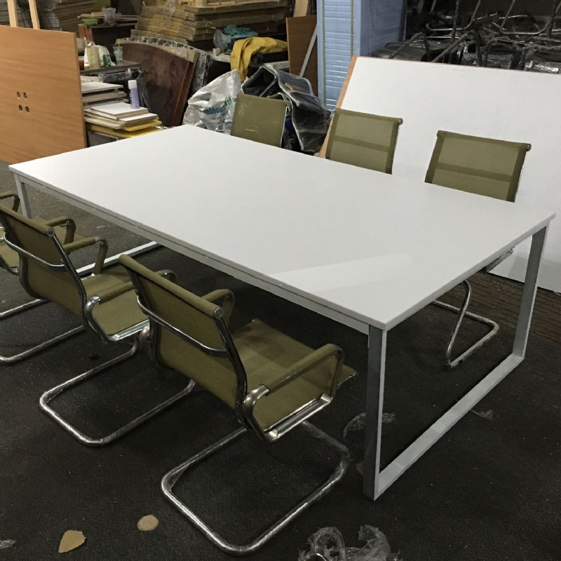 Bàn họp chân sắt KB12-CN